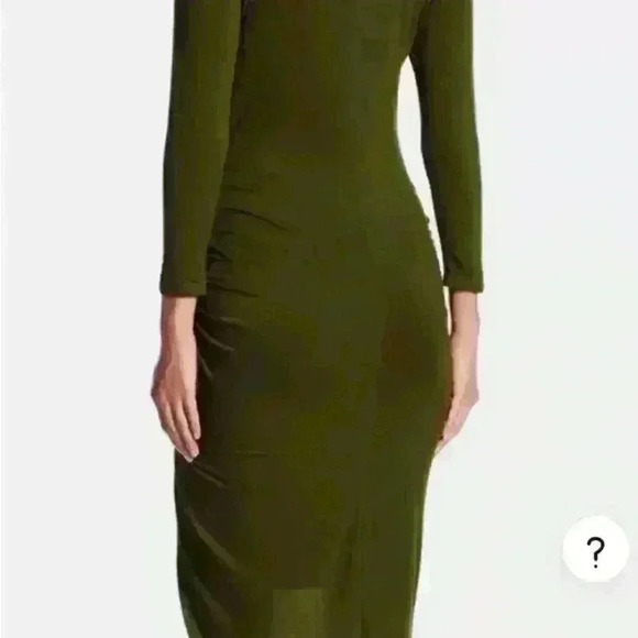 NWT! The Vanity Room Ruched Asymmetrical Dress - Picture 2 of 9